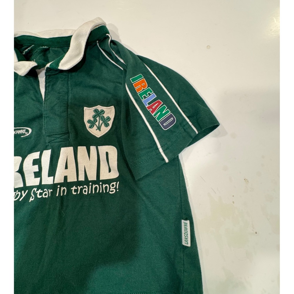 Lansdowne Ireland Rugby Star In Training Shirt Green Toddler Size 1-2 Years - Picture 6 of 12